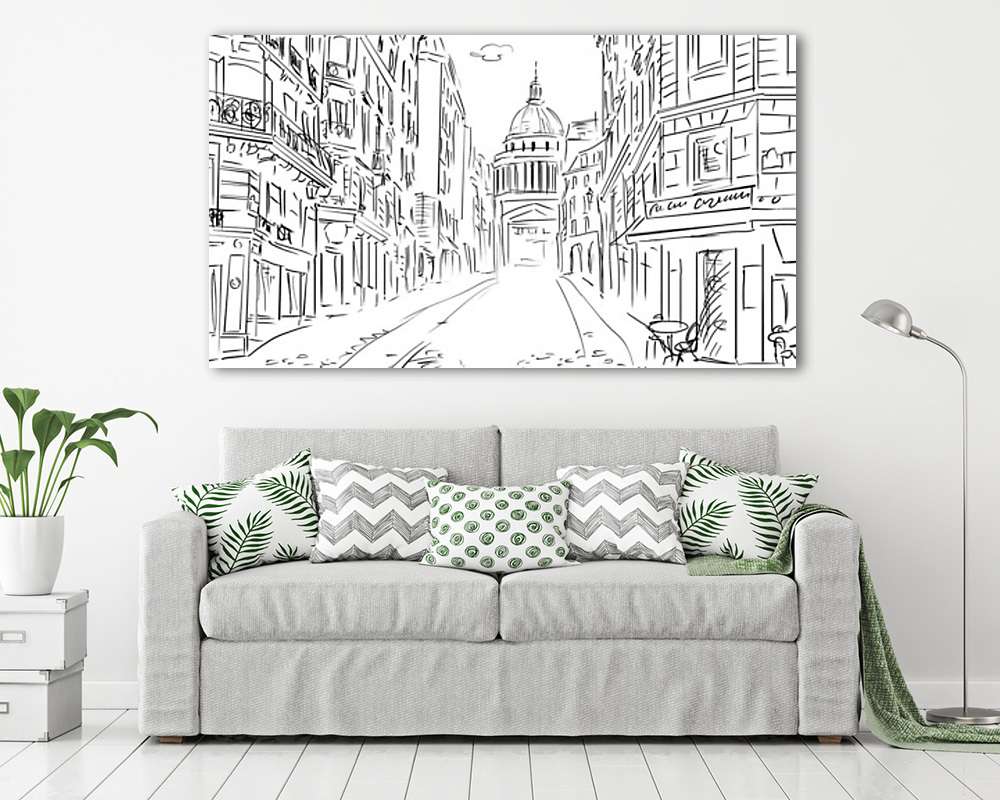 Párizsi utcák 5. - vászonkép, falikép vásárlás Párizsi utcák 5. (vászonkép) - vászonkép, falikép otthonra és irodába