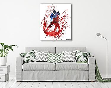 szenvedélyes tánc (vászonkép) - vászonkép, falikép otthonra és irodába