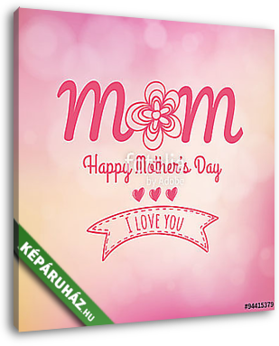 Boldog anya napja - vászonkép 3D látványterv