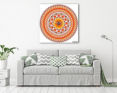 autumn mandala (vászonkép) - vászonkép, falikép otthonra és irodába