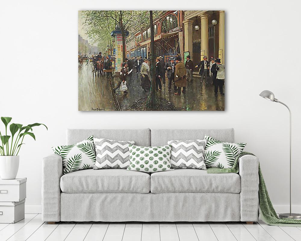 Varieté színház a nagykörúton (poszter) - vászonkép, falikép otthonra és irodába