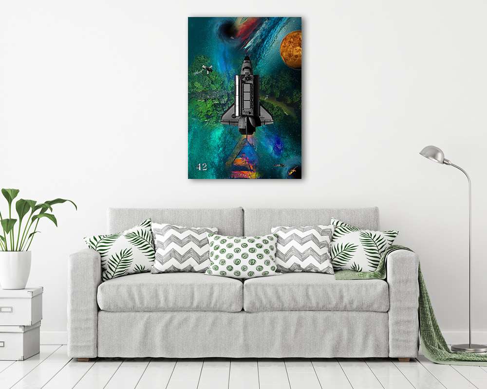 Spaceship (MenzArt) (vászonkép) - vászonkép, falikép otthonra és irodába