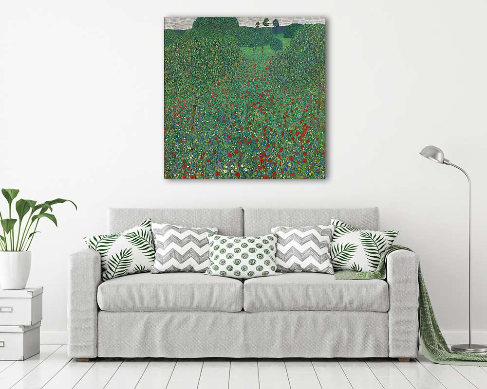 Virágzó pipacsok (1907) - sötét színverzió - vászonkép, falikép vásárlás Virágzó pipacsok (1907) - sötét színverzió (vászonkép) - vászonkép, falikép otthonra és irodába