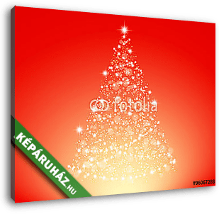 Karácsonyfa - 39 - vászonkép 3D látványterv