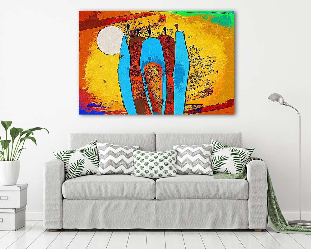 Afrika retro vintage stílusban - vászonkép, falikép vásárlás Afrika retro vintage stílusban (vászonkép) - vászonkép, falikép otthonra és irodába