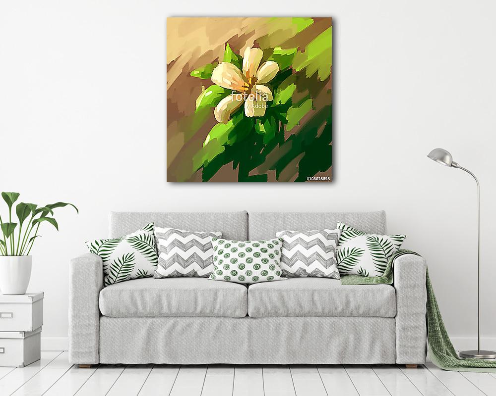 festmény állati virág  (fotótapéta) - vászonkép, falikép otthonra és irodába