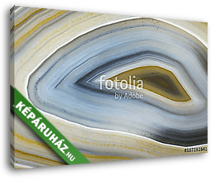 Macro view on agate layers. - vászonkép 3D látványterv