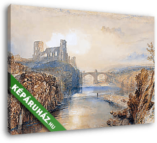 Barnard Castle látképe (színverzió 1) - vászonkép 3D látványterv