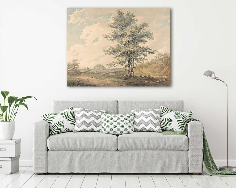 Tájkép fával (bögre) - vászonkép, falikép otthonra és irodába
