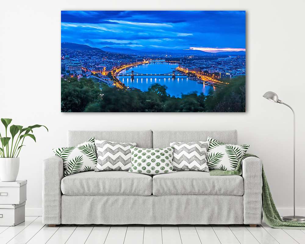Ébredező Budapest - vászonkép, falikép vásárlás Ébredező Budapest (fotótapéta) - vászonkép, falikép otthonra és irodába