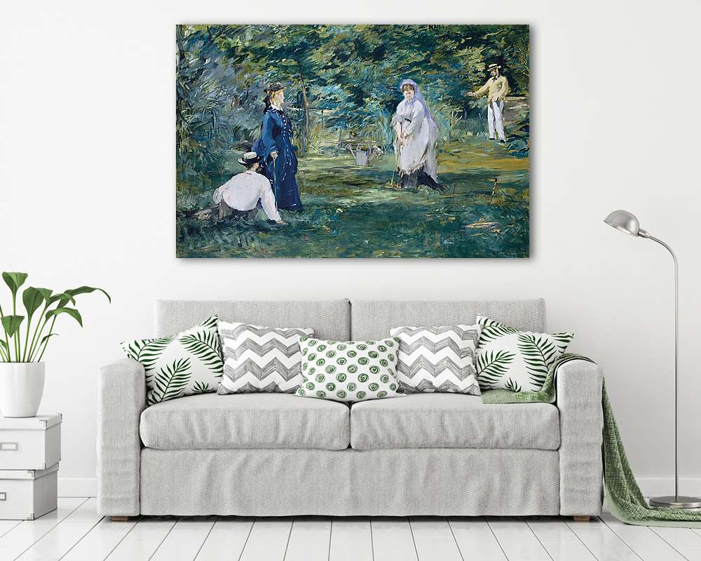 Krokett játszma - vászonkép, falikép vásárlás Krokett játszma (poszter) - vászonkép, falikép otthonra és irodába