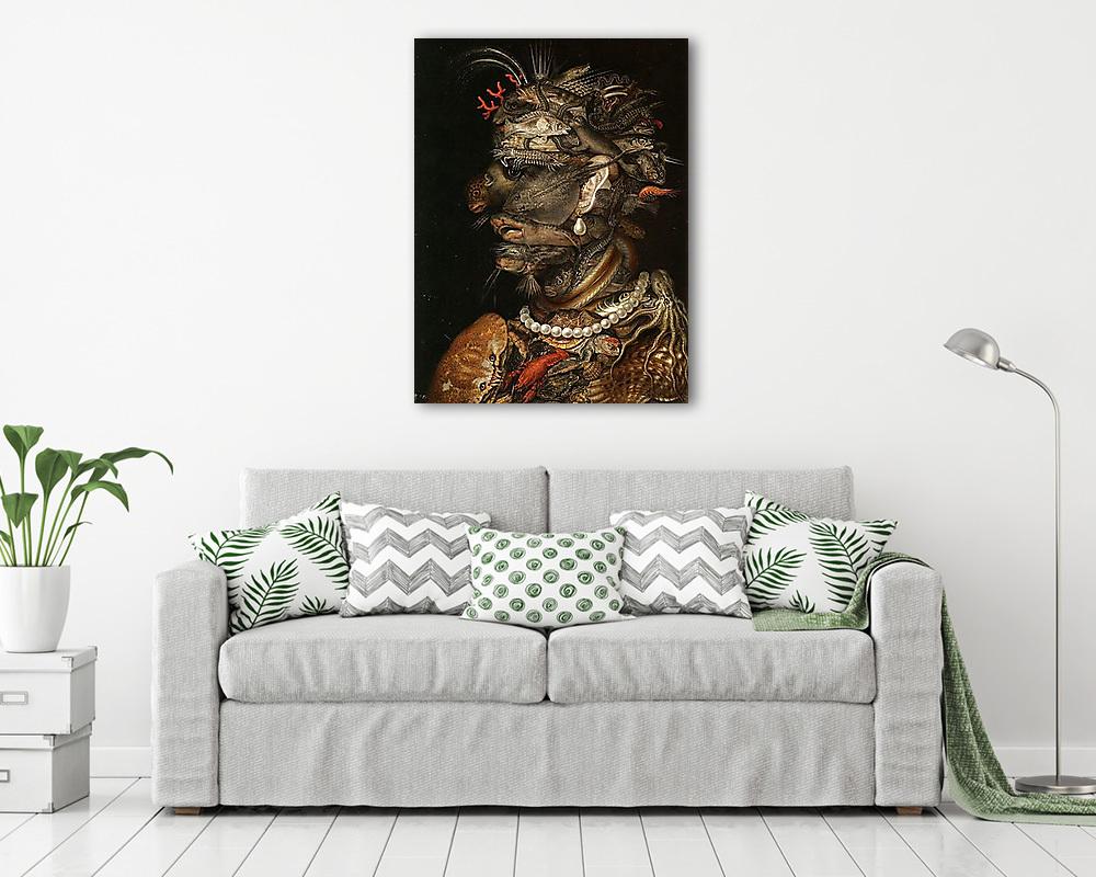 Víz, allegorikus portré - vászonkép, falikép vásárlás Víz, allegorikus portré (vászonkép) - vászonkép, falikép otthonra és irodába