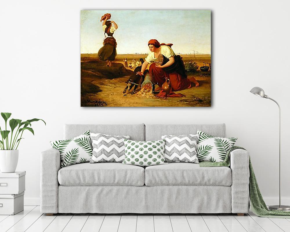 Bogrács, 1864 - vászonkép, falikép vásárlás Bogrács, 1864 (vászonkép) - vászonkép, falikép otthonra és irodába