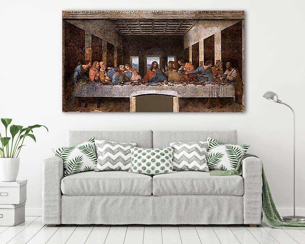 Az utolsó vacsora (sötét verzió) - vászonkép, falikép vásárlás Az utolsó vacsora (sötét verzió) (fotótapéta) - vászonkép, falikép otthonra és irodába
