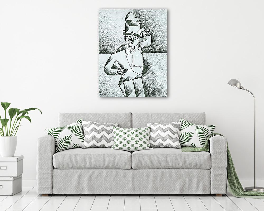 Férfi a kávézóban - vászonkép, falikép vásárlás Férfi a kávézóban (poszter) - vászonkép, falikép otthonra és irodába