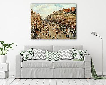 A Montmartre sugárút (vászonkép) - vászonkép, falikép otthonra és irodába