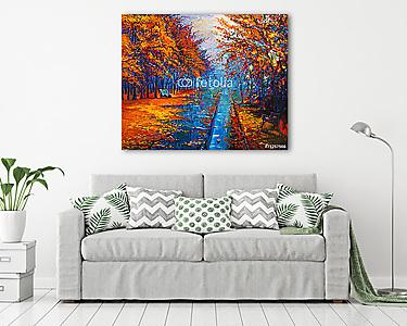 Autumn landscape (vászonkép) - vászonkép, falikép otthonra és irodába