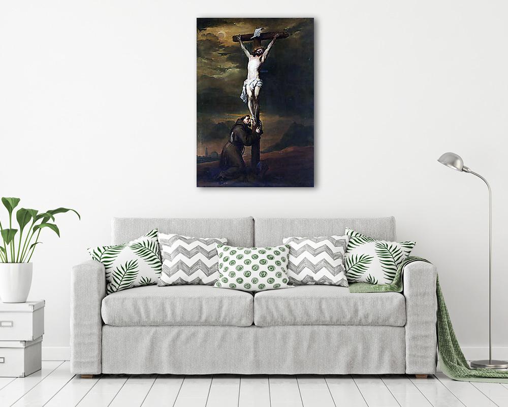 Jézus a keresztfán (színverzió 1.) - vászonkép, falikép vásárlás Jézus a keresztfán (színverzió 1.) (poszter) - vászonkép, falikép otthonra és irodába