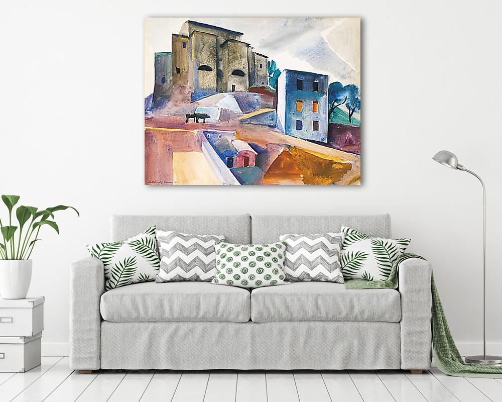 A San Cosimato kolostor Vicovaróban (vászonkép) - vászonkép, falikép otthonra és irodába