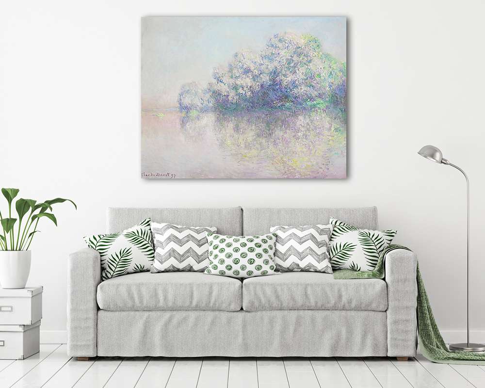 Csalán-sziget (keretezett kép) - vászonkép, falikép otthonra és irodába