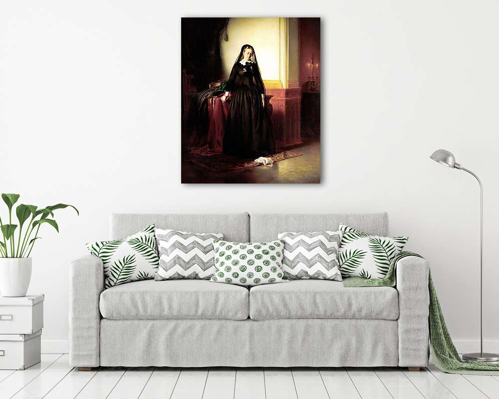 Az özvegy (1853) - vászonkép, falikép vásárlás Az özvegy (1853) (vászonkép) - vászonkép, falikép otthonra és irodába