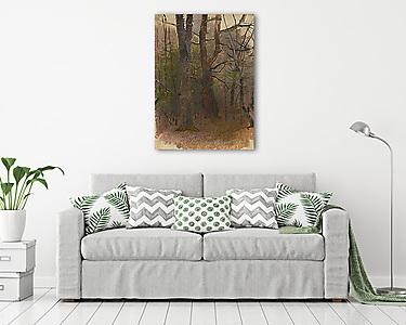 Kora tavaszi erdő (vászonkép) - vászonkép, falikép otthonra és irodába
