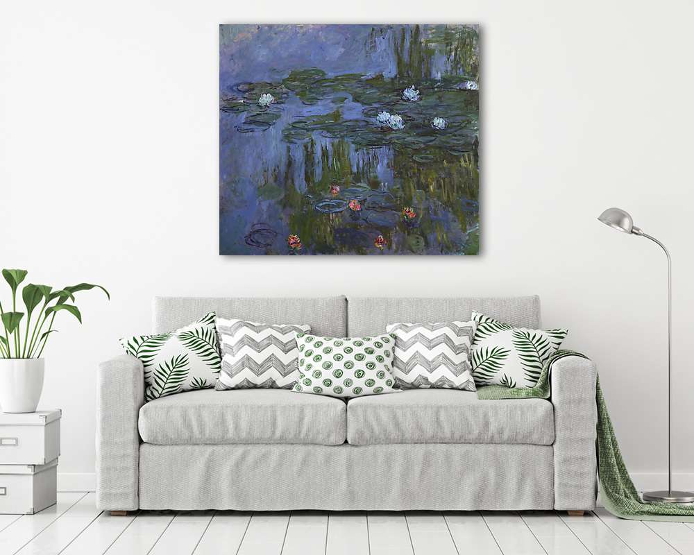 Tavirózsák (többrészes kép) - vászonkép, falikép otthonra és irodába