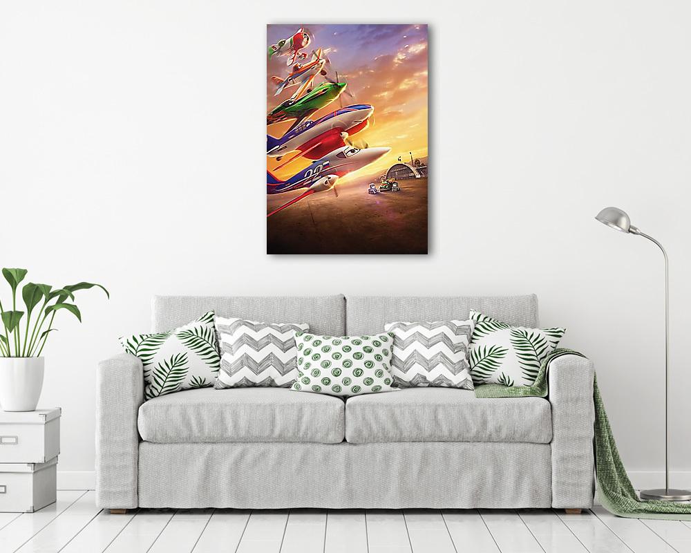 Repcsik naplementében (vászonkép) - vászonkép, falikép otthonra és irodába