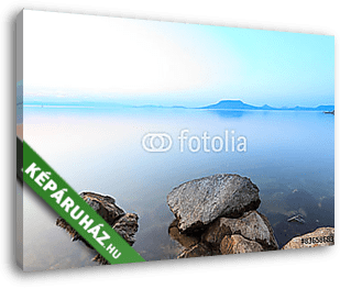 Gyönyörű naplemente a Balaton-ban - vászonkép 3D látványterv