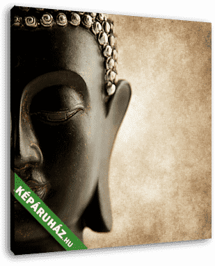 Buddha grunge stílus - vászonkép 3D látványterv
