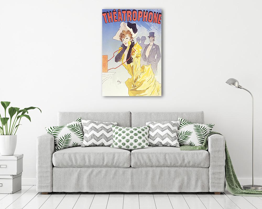 Théatrophone - vászonkép, falikép vásárlás Théatrophone (vászonkép) - vászonkép, falikép otthonra és irodába
