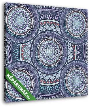 Calm blue Mandala - vászonkép 3D látványterv