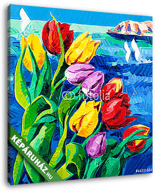 Tulips - vászonkép 3D látványterv