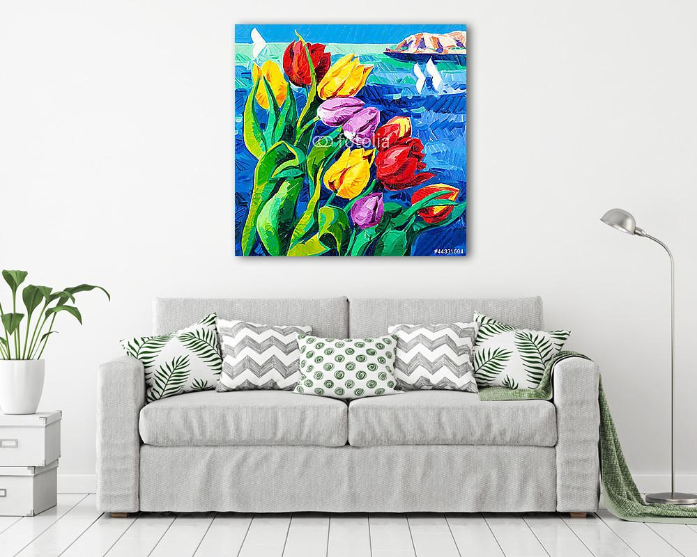 Tulips - vászonkép, falikép vásárlás Tulips (vászonkép) - vászonkép, falikép otthonra és irodába