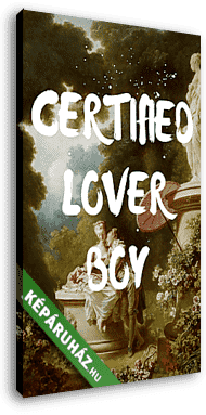 Certified lover boy (Barokk & Graffiti) - vászonkép 3D látványterv