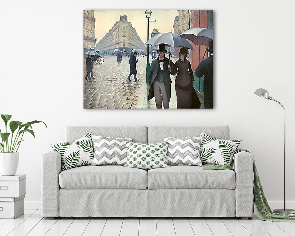 Párizsi utca esős időben - vászonkép, falikép vásárlás Párizsi utca esős időben (többrészes kép) - vászonkép, falikép otthonra és irodába