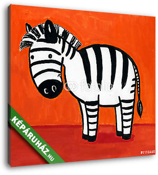 Zebra - vászonkép 3D látványterv