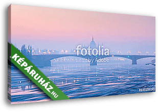 Margaret híd panorámája a Parlament ellen  - vászonkép 3D látványterv Margaret híd panorámája a Parlament ellen  - vászonkép 3D látványterv