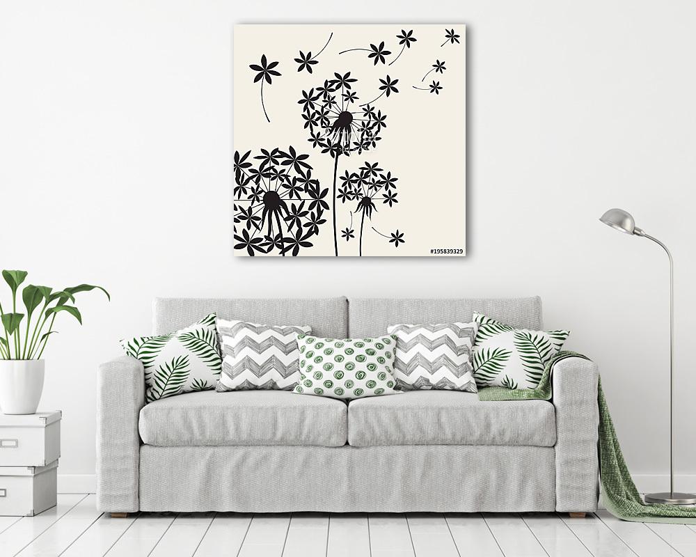 Pitypangok modern stílus - vászonkép, falikép vásárlás Pitypangok modern stílus (vászonkép) - vászonkép, falikép otthonra és irodába