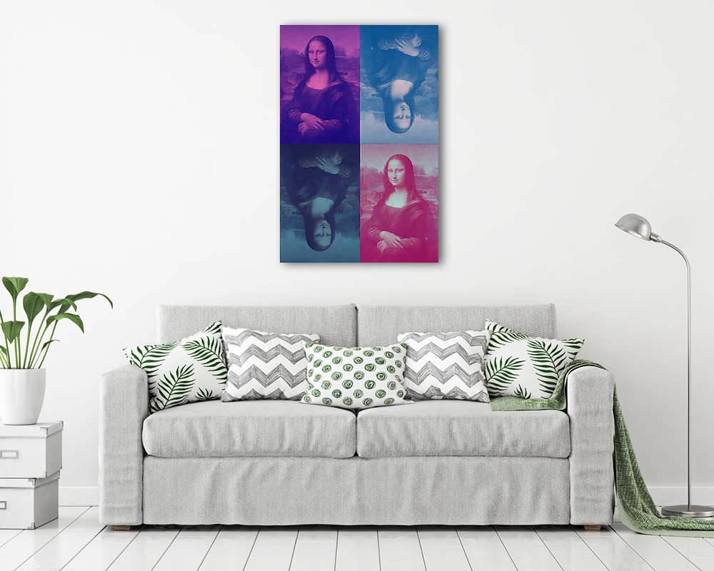 Pop Art - Mona Lisa (Barokk & Graffiti) (vászonkép) - vászonkép, falikép otthonra és irodába