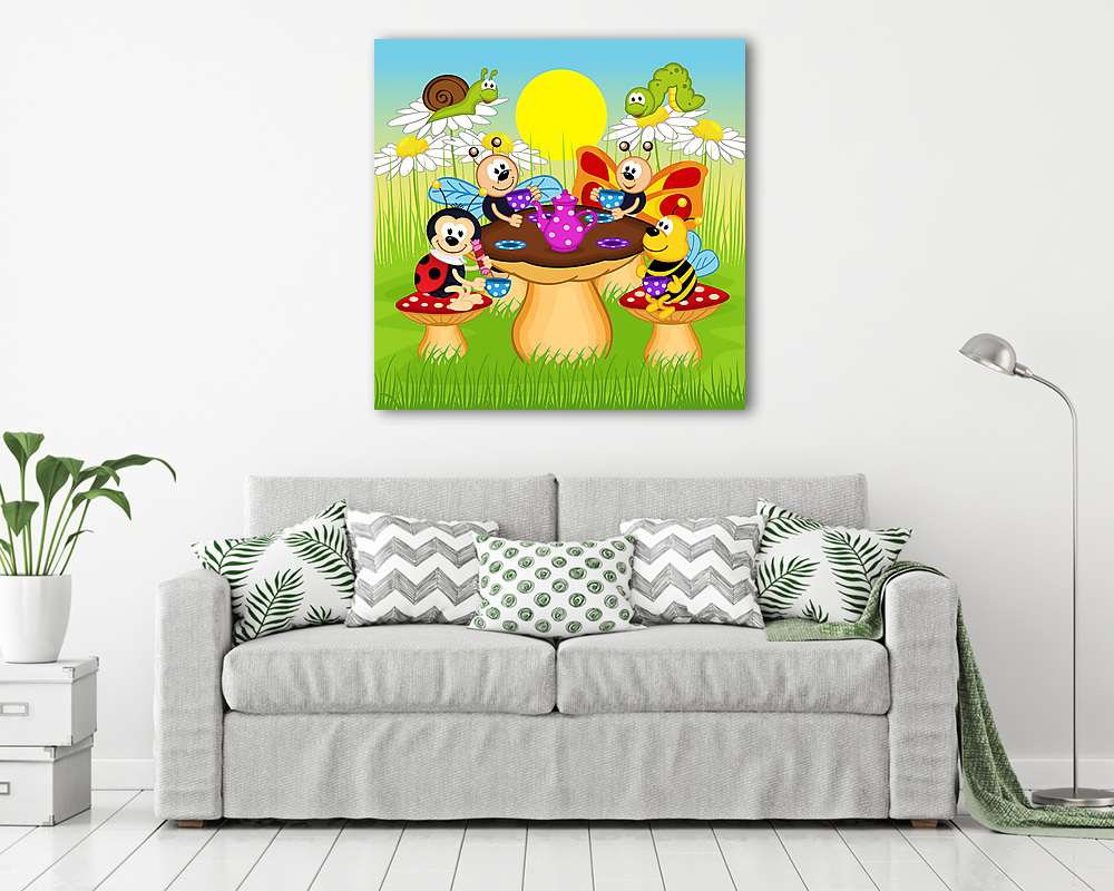 Bogár-zsúr - vászonkép, falikép vásárlás Bogár-zsúr (vászonkép) - vászonkép, falikép otthonra és irodába