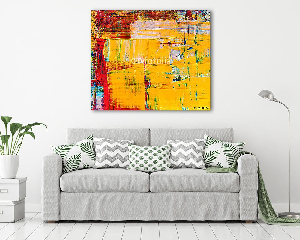 Kézzel festett háttér. SAJÁT KÉSZÍTÉSŰ. (többrészes kép) - vászonkép, falikép otthonra és irodába