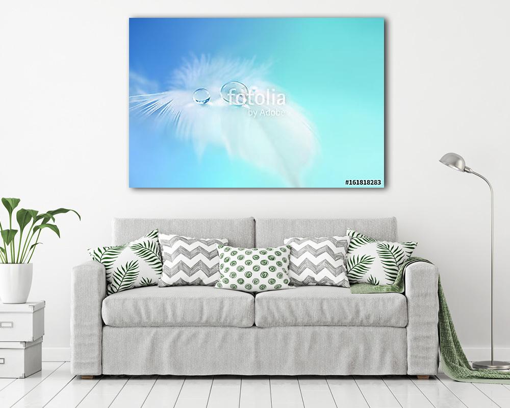 Háttér madár tollal. Fehér fény, puha, puha tollal - vászonkép, falikép vásárlás Háttér madár tollal. Fehér fény, puha, puha tollal (vászonkép) - vászonkép, falikép otthonra és irodába