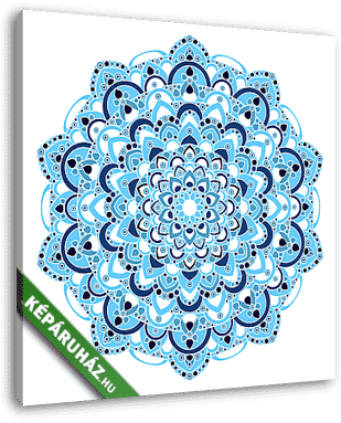 Beautiful ornate vintage vector mandala illustration - vászonkép 3D látványterv