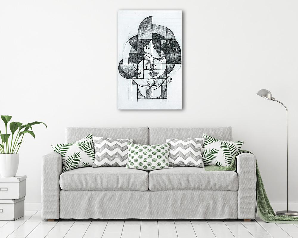 Germaine Raynal portréja - vászonkép, falikép vásárlás Germaine Raynal portréja (többrészes kép) - vászonkép, falikép otthonra és irodába