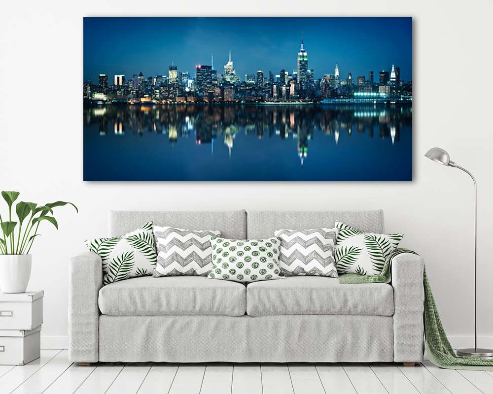 New York reflekciók (vászonkép) - vászonkép, falikép otthonra és irodába