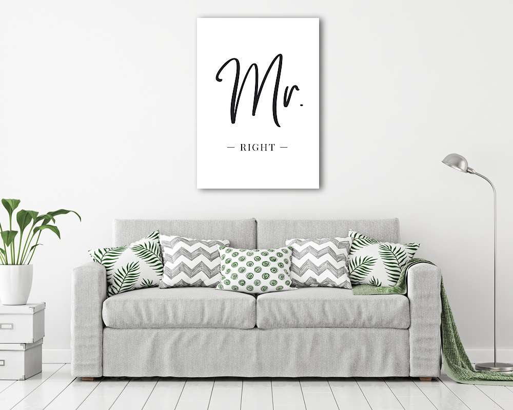 Mr. Right - dupla kép (vászonkép) - vászonkép, falikép otthonra és irodába