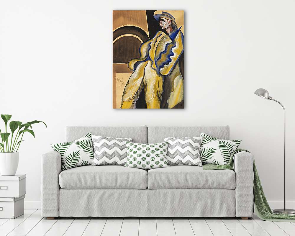 Férfi portré (bögre) - vászonkép, falikép otthonra és irodába