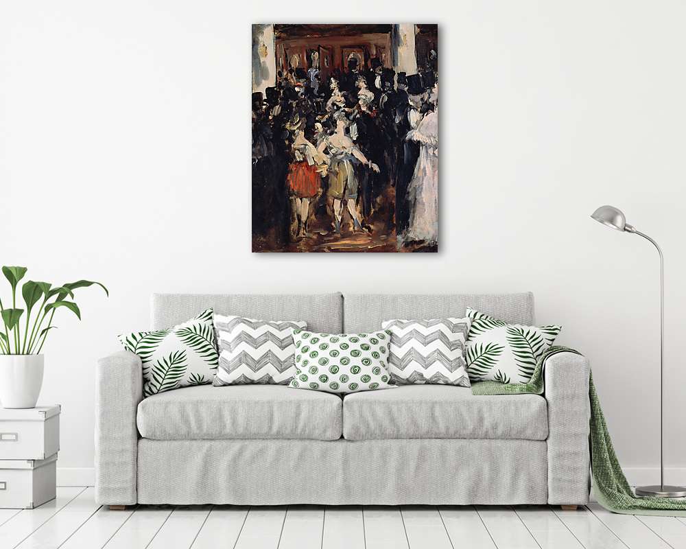 Álarcosbál az operában (vászonkép) - vászonkép, falikép otthonra és irodába