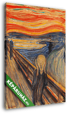 Sikoly (1893) olajtempera, pasztellkréta, karton verzió (szín2) - vászonkép 3D látványterv